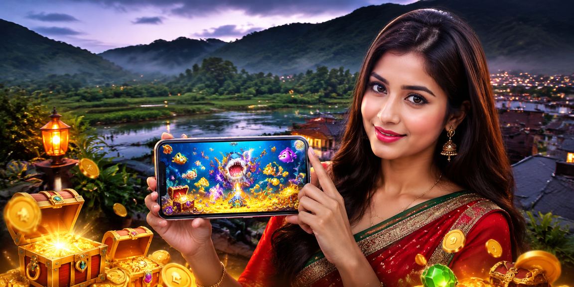 বান্দরবানে ফিশিং গেম লাল সবুজ পরিবেশ