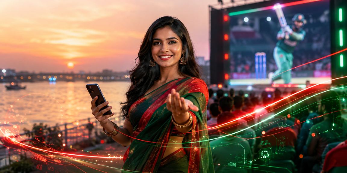 রংপুরে বাংলাদেশের পতাকার রঙে সাজানো পরিবেশে cc444 মোবাইল লটারি অ্যাক্সেস
